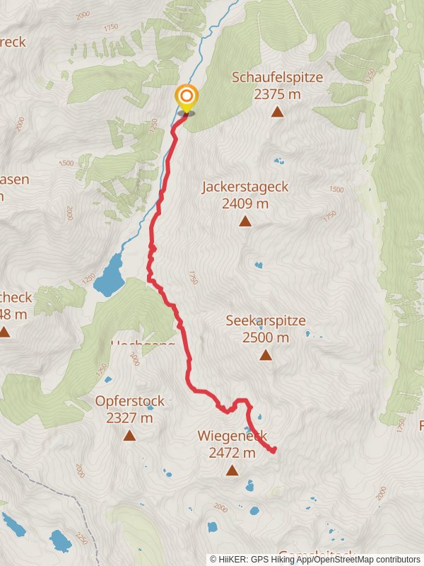 Predigtstuhl Summit Trail mobile static map