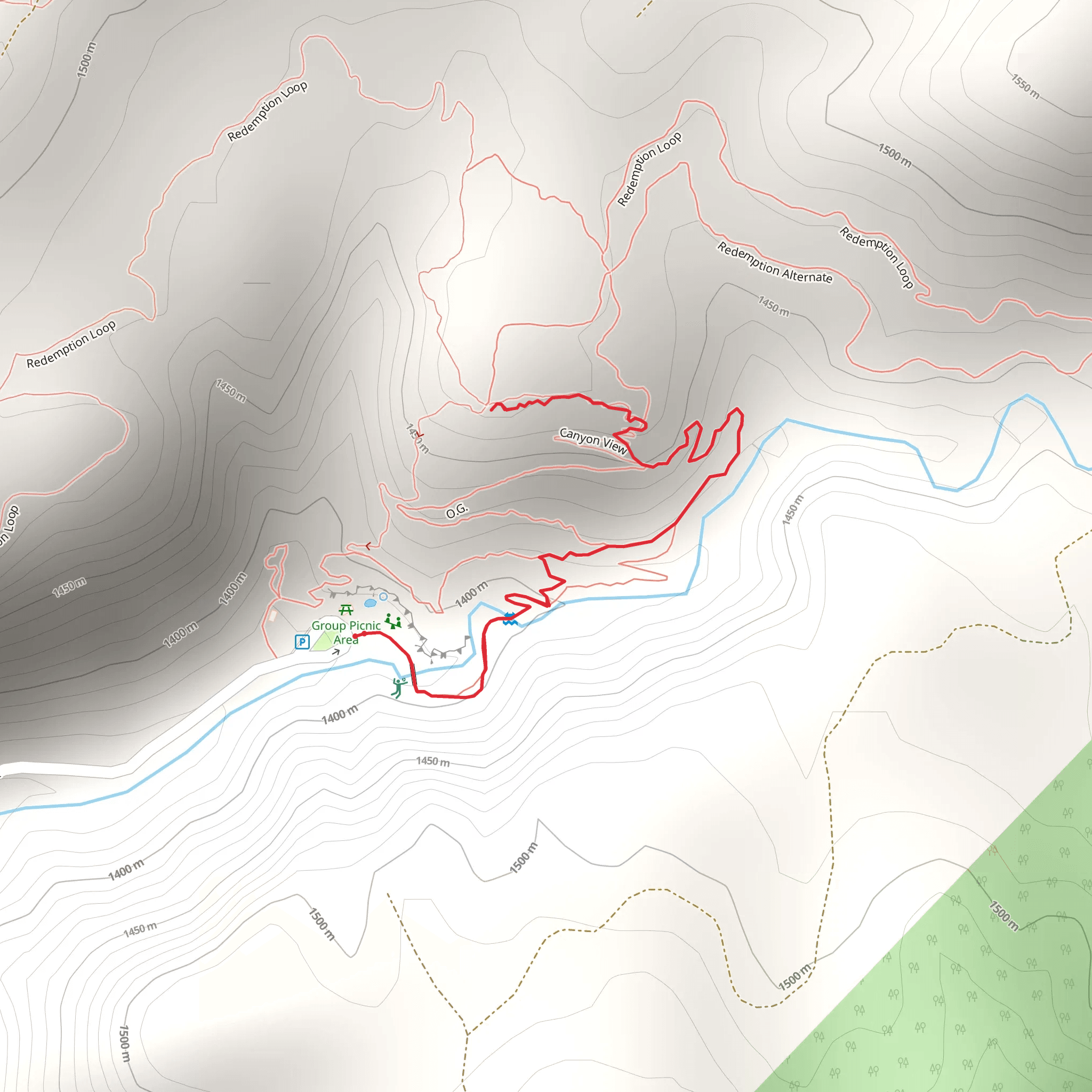Kershaw Ryan State Park mobile static map