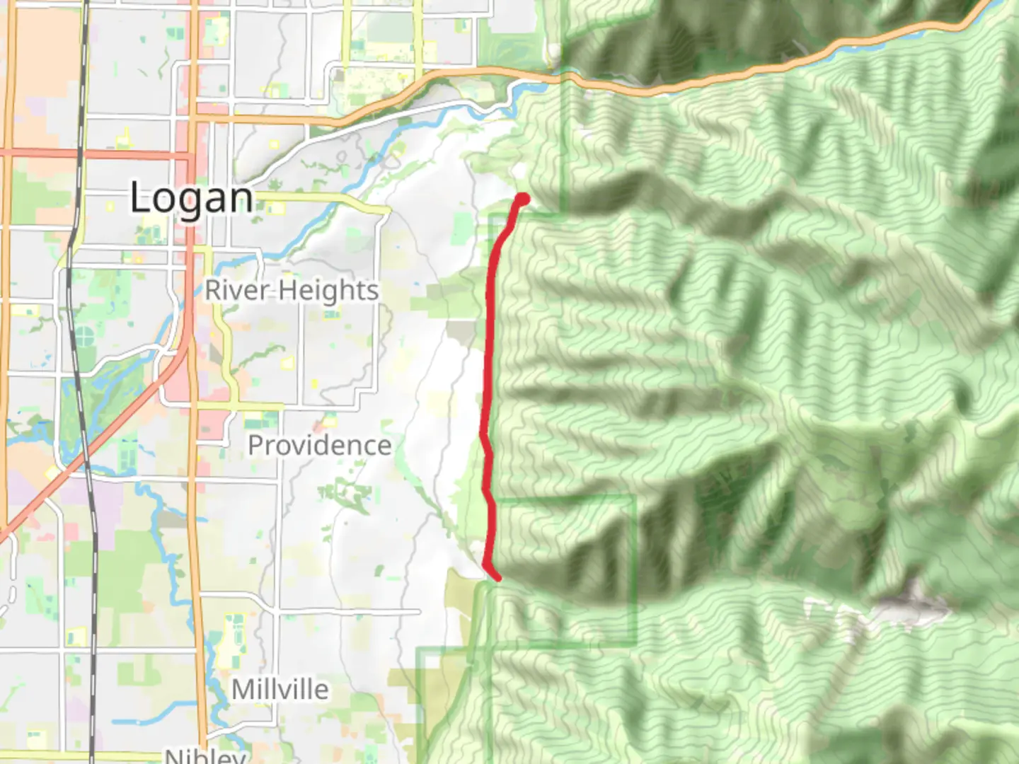 An image depicting the trail Booneville Shoreline Trail and its surrounding area.