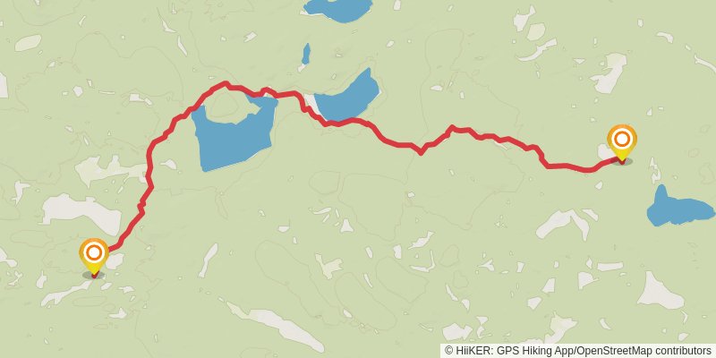 Alexander Mackenzie Heritage Trail stage 8 Map