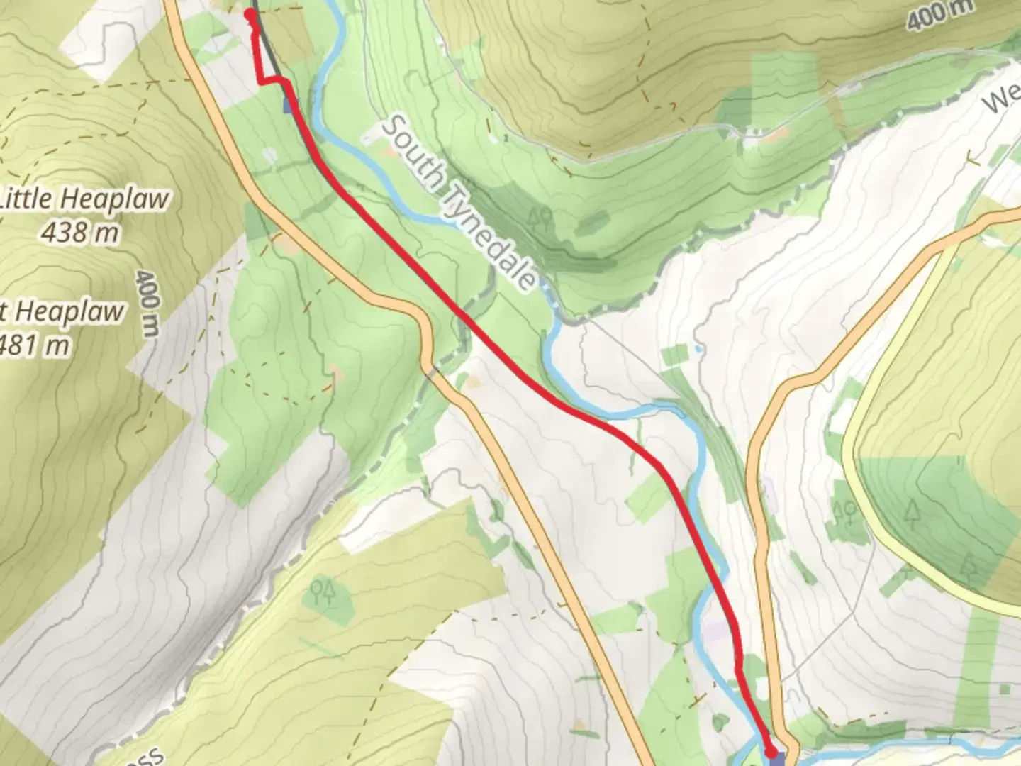 An image depicting the trail Kirklaugh to Alston Walk and its surrounding area.
