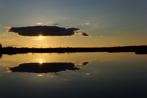 Himmelmoor Loop via Moorlehrpfad