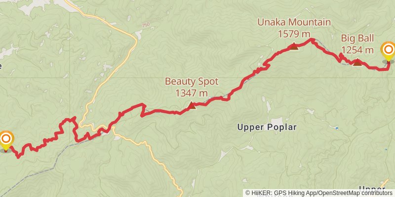 Appalachian Trail stage 39 Map