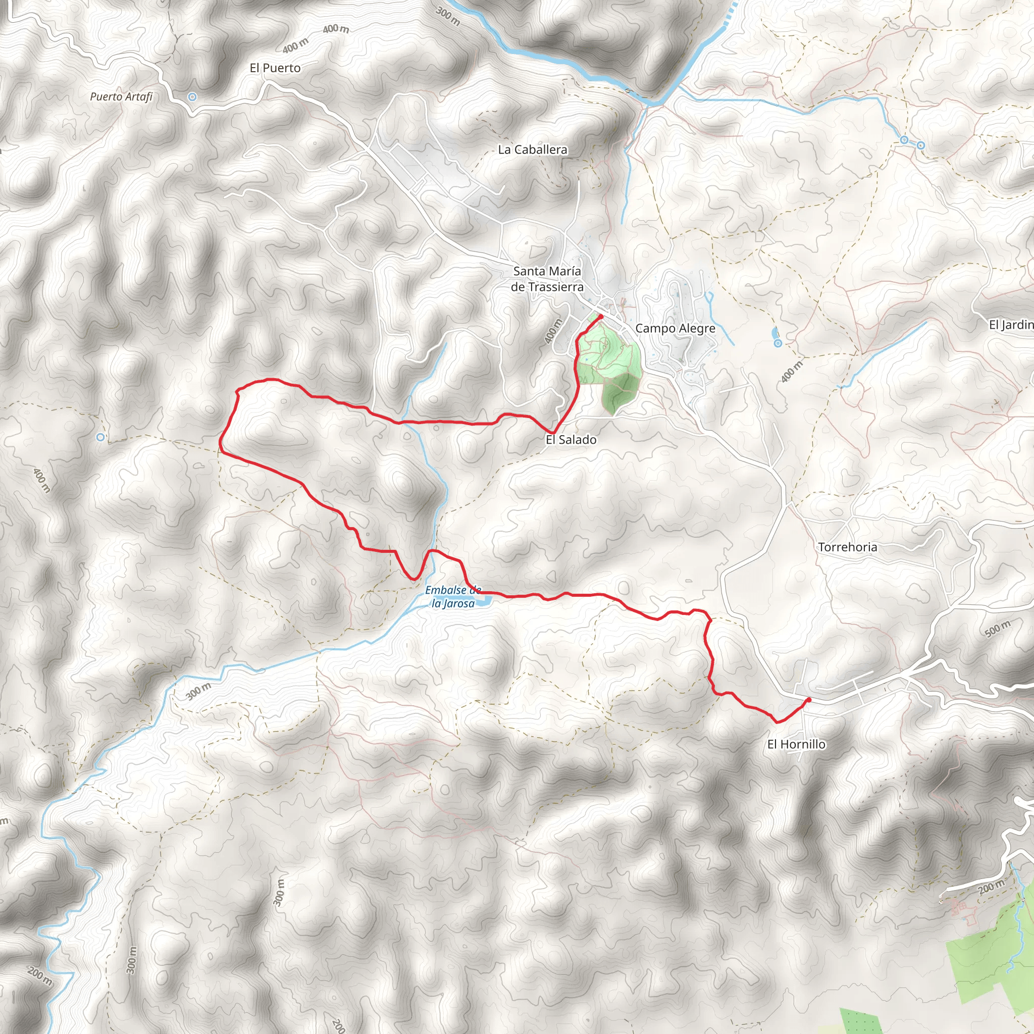 Rosal de las Escuelas - Arroyo Guarromán - Trassierra neighborhood PR A 342 mobile static map