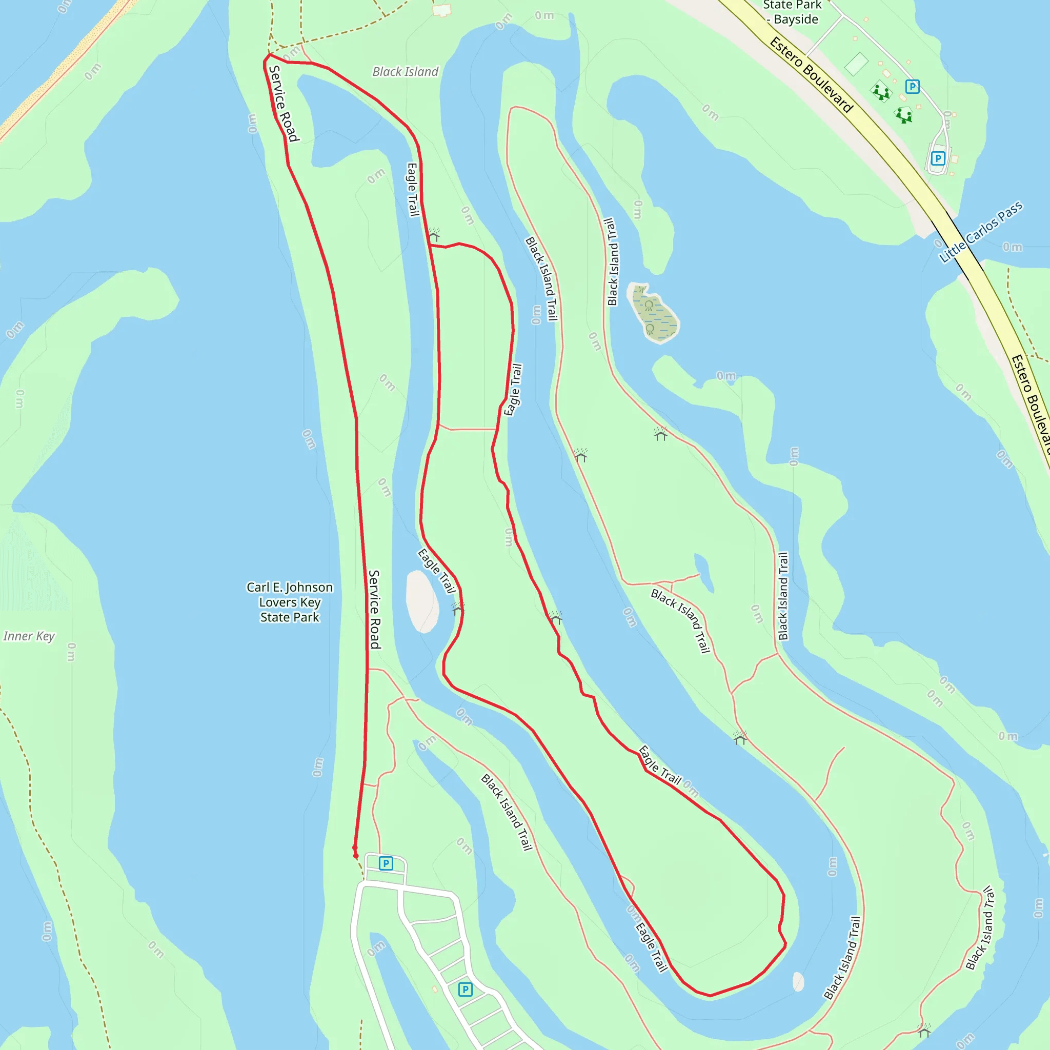 Eagle Trail Loop mobile static map