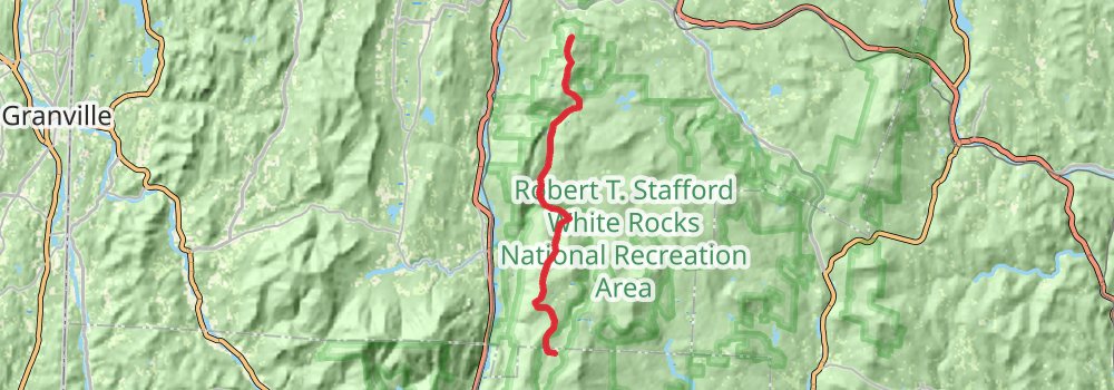 Appalachian Trail - Vermont stage 7 Map