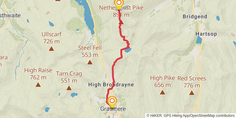 Thirlmere Loop stage 3 Map