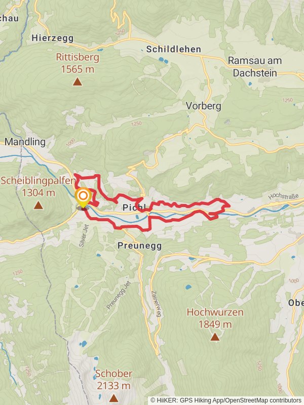 Pichl Trail mobile static map