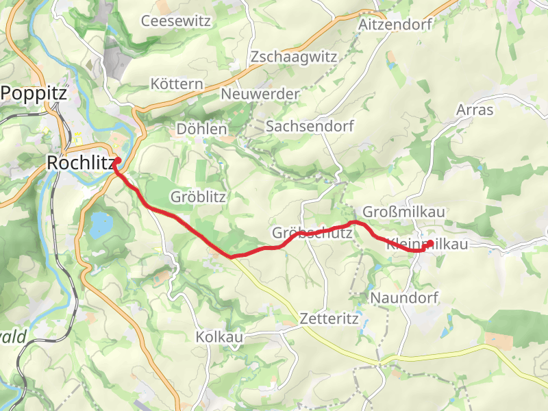 Kleinmilkau to Rochlitz Walk