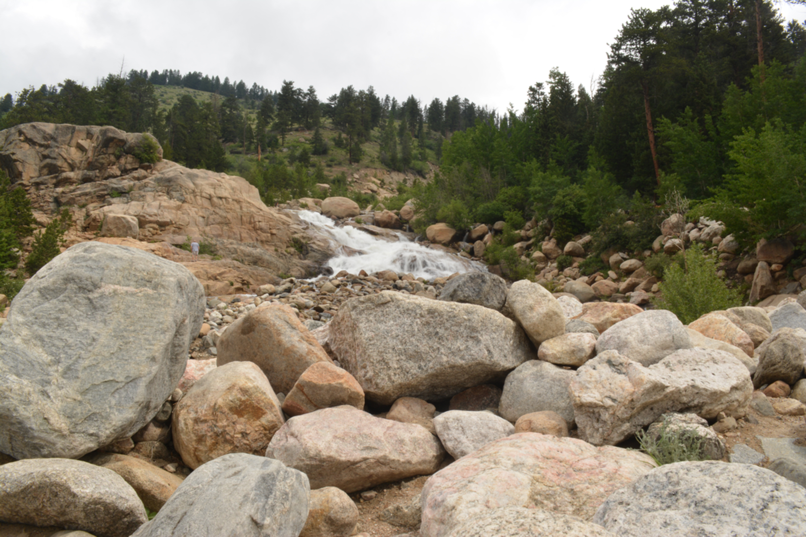 An image depicting the trail Alluvial Fan Trail and its surrounding area.