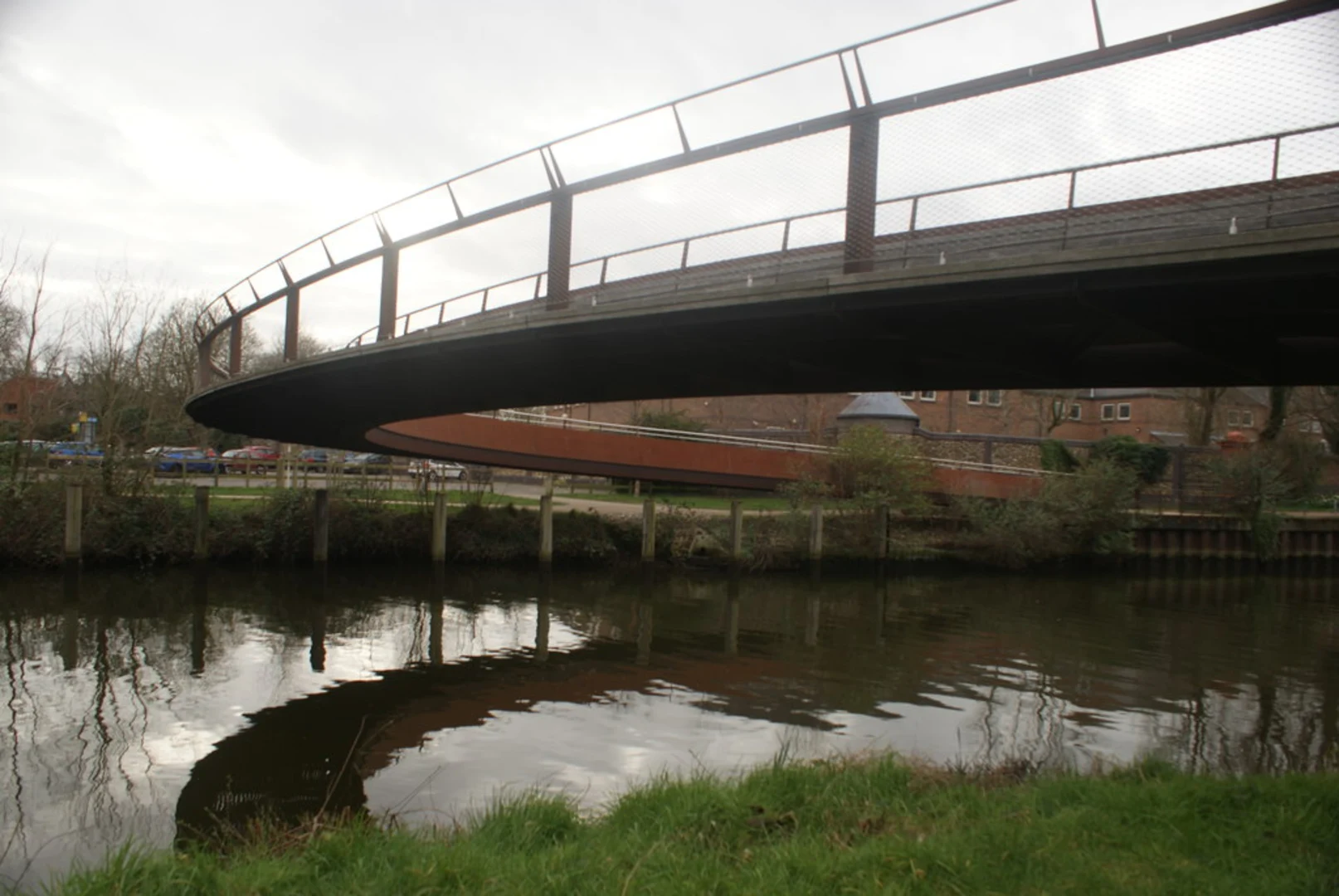 An image depicting the trail River Wensum, Train Wood and Wensum LNR Walk and its surrounding area.