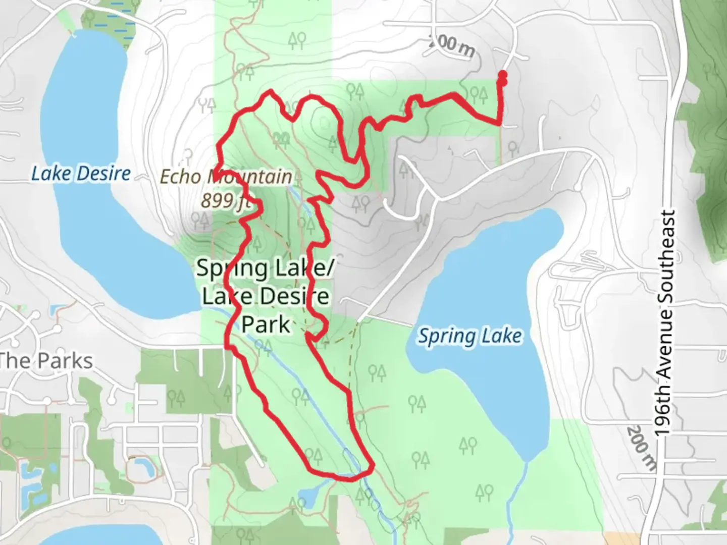An image depicting the trail Ridge Trail and Three Lakes Loop South and its surrounding area.