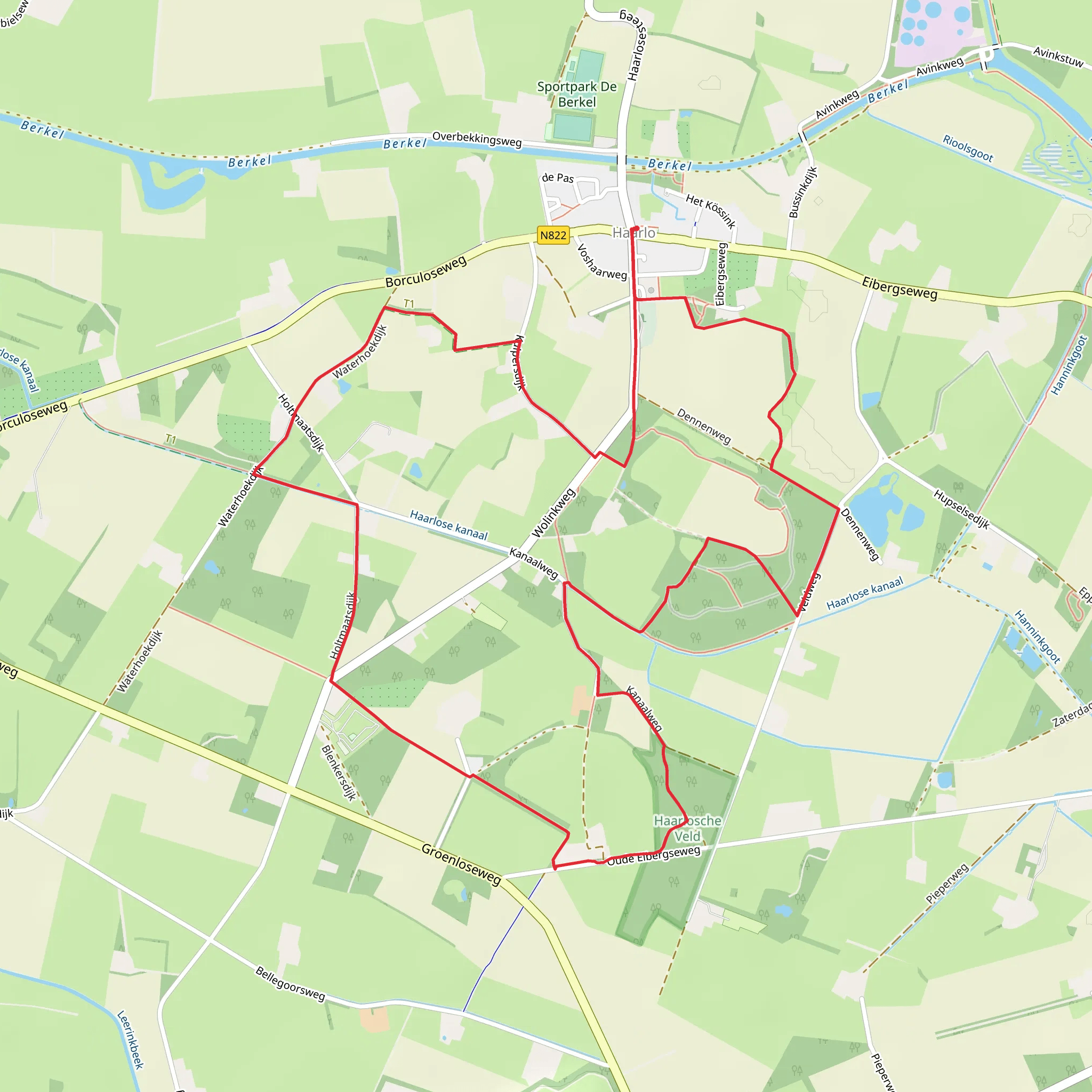 Haarlosche and Wolink Loop mobile static map