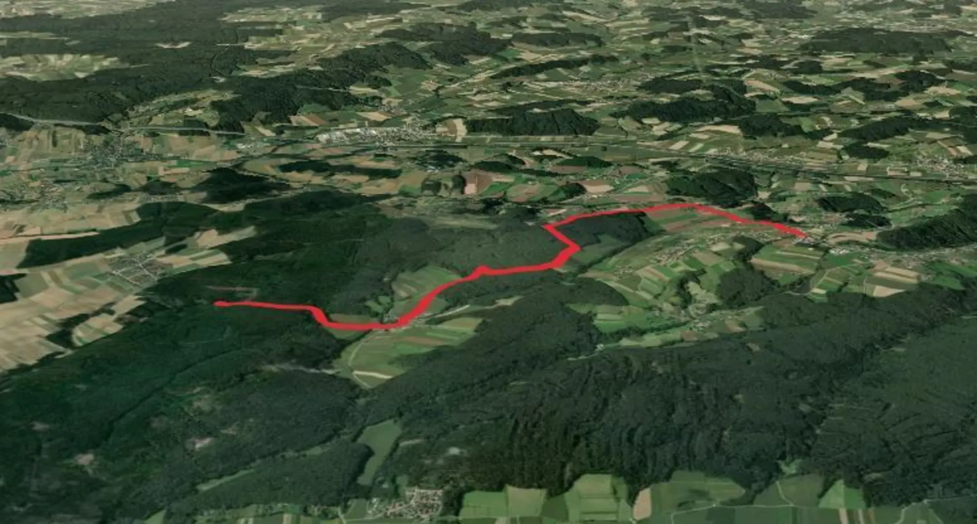 An image depicting the trail St Magdalena - M7 Waldwanderweg Trail and its surrounding area.