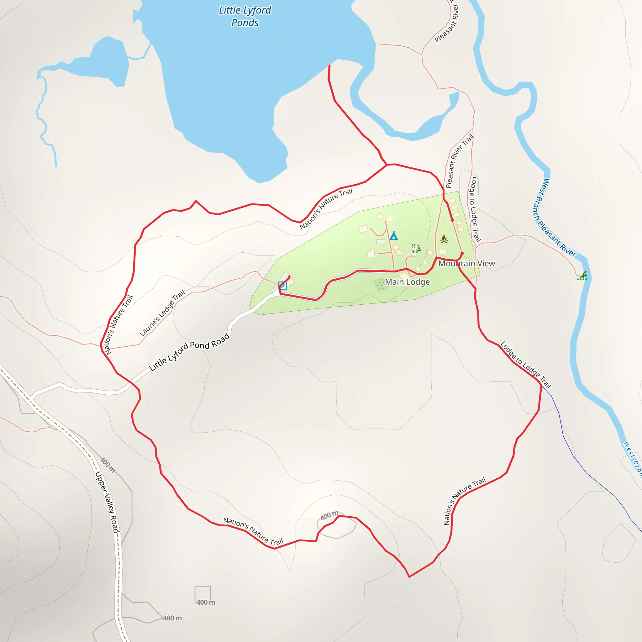 Nation's Nature Trail Loop mobile static map