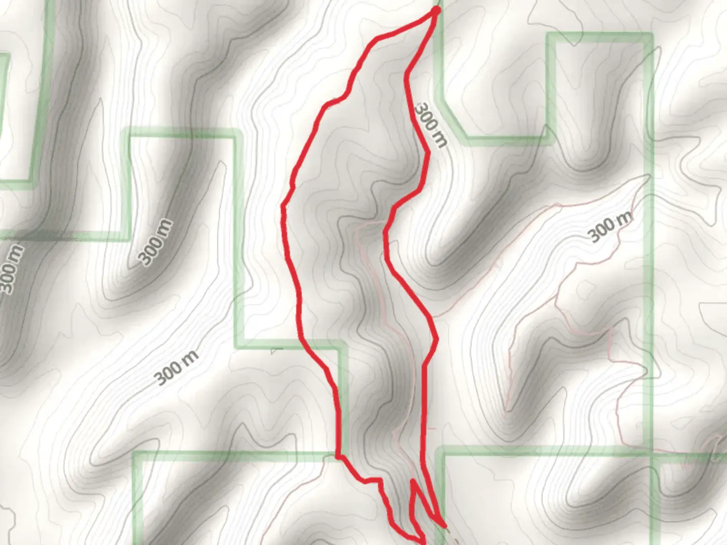 An image depicting the trail Richard J Dorer Memorial Hardwood State Forest Loop and its surrounding area.