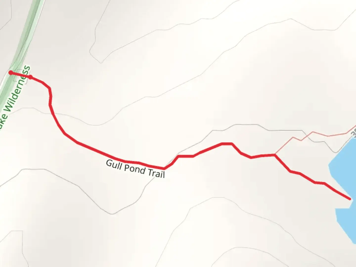 An image depicting the trail Gull Pond Trail and its surrounding area.