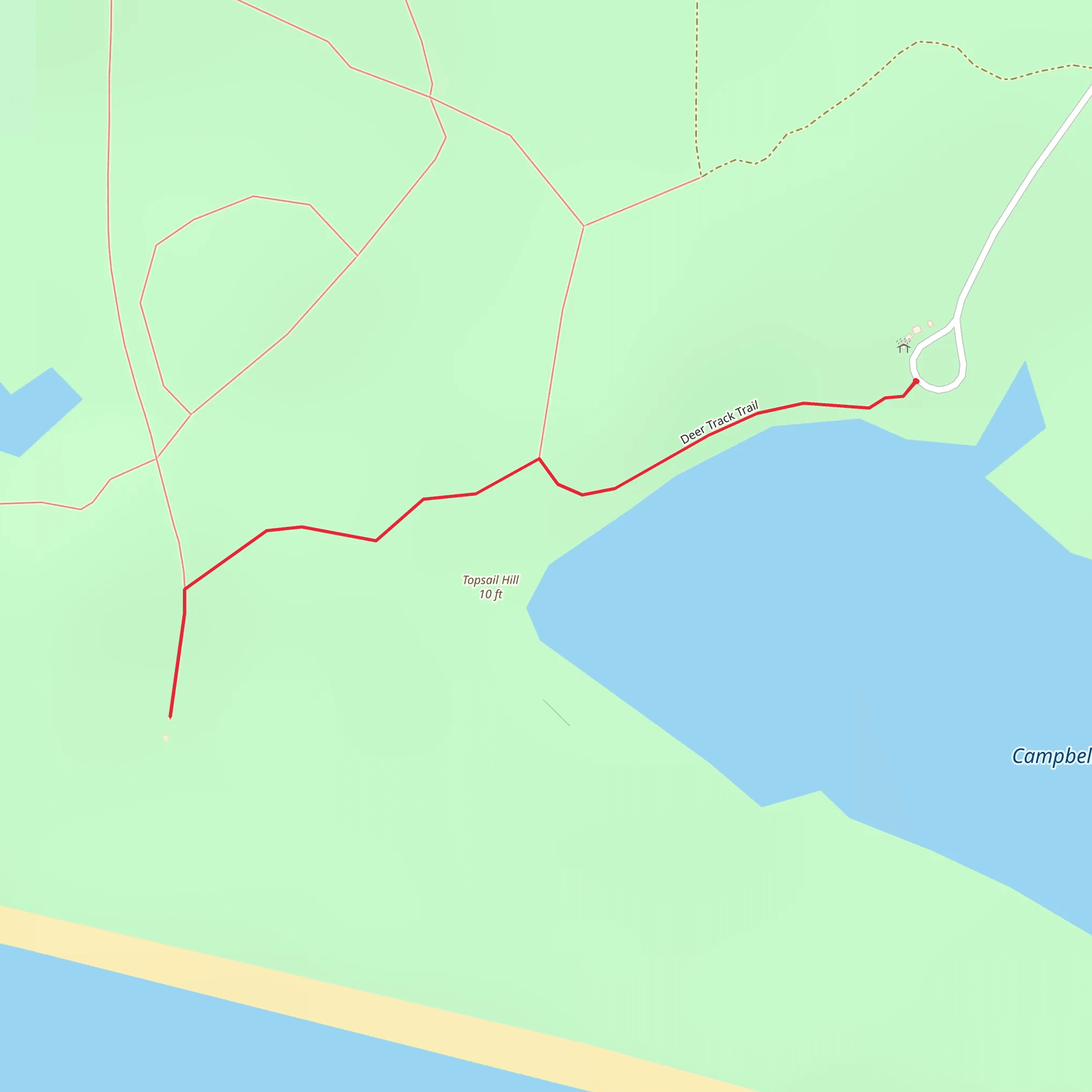 Topsail Hill mobile static map