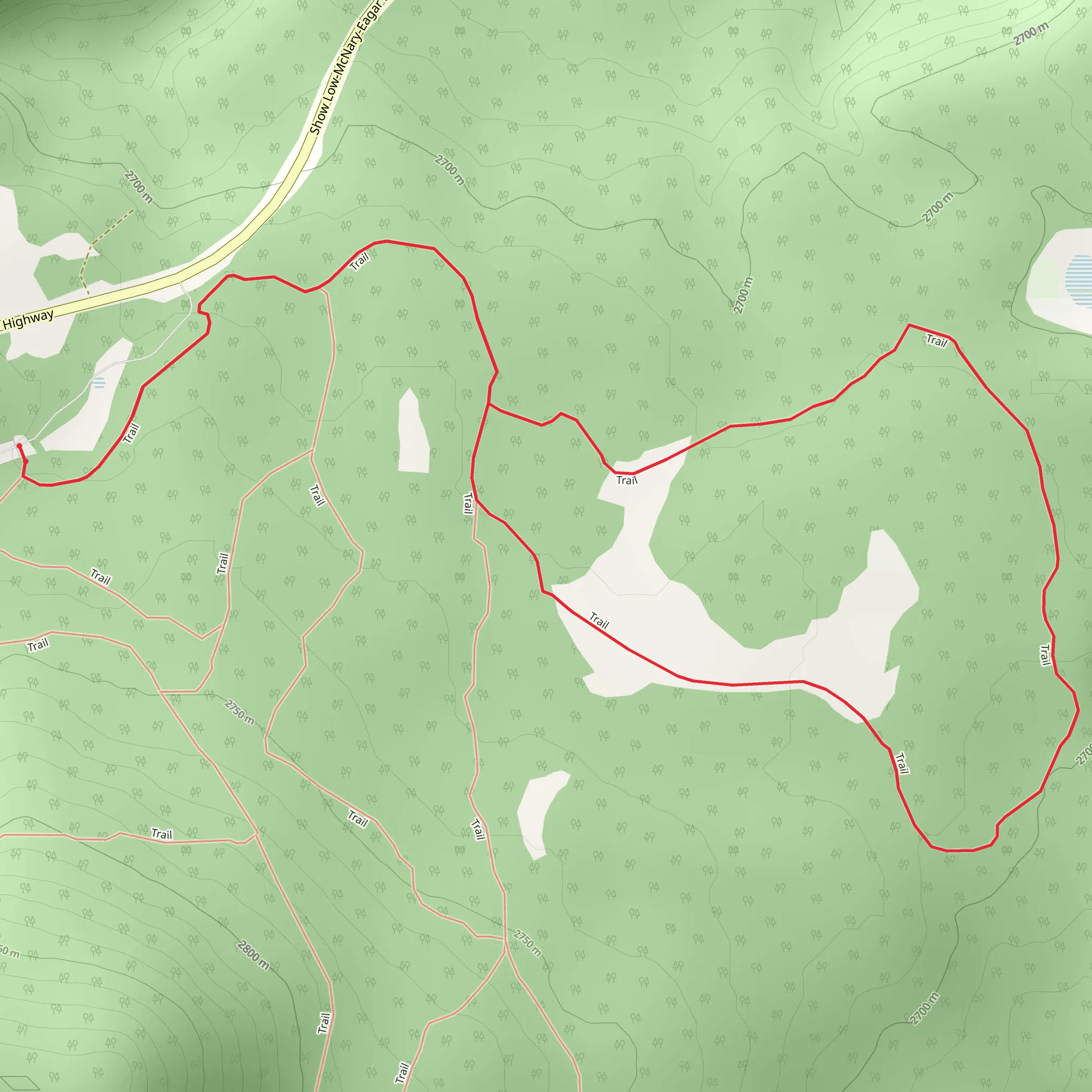Meadow Lark Loop mobile static map