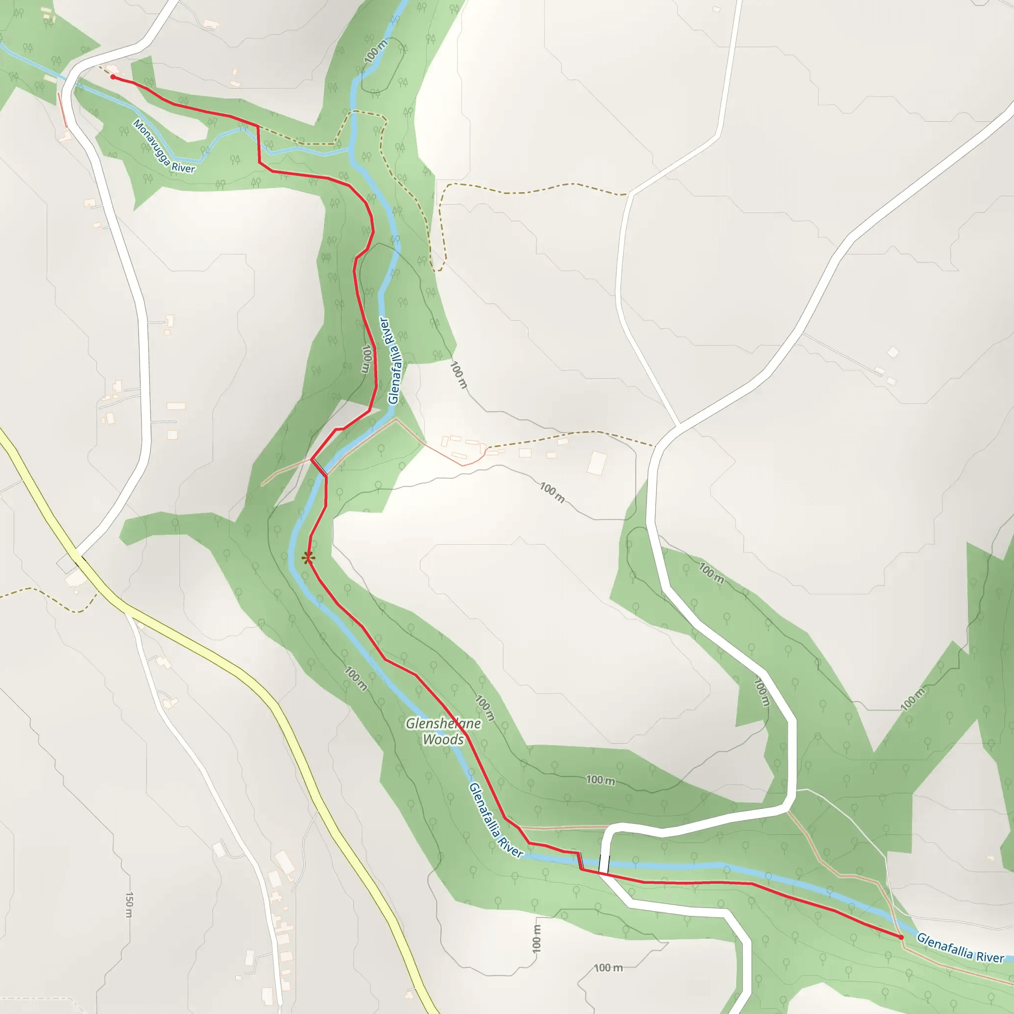 Glenshelane - Grotto Walk mobile static map