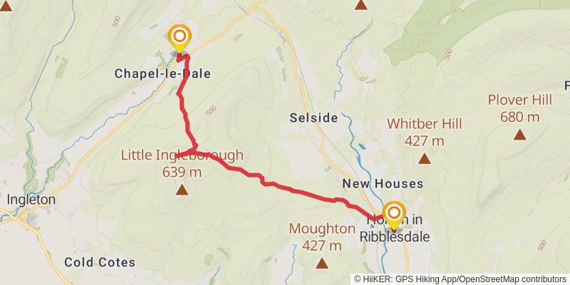 Head to Head Walk stage 11 Map