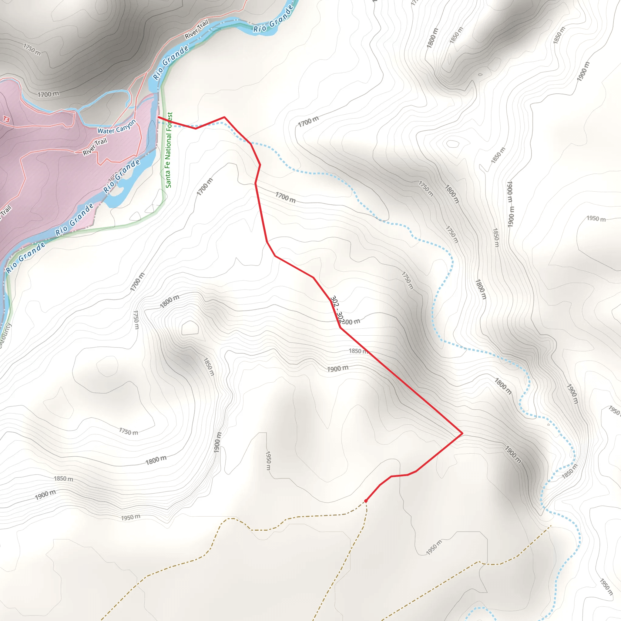 Caesta Colorada mobile static map
