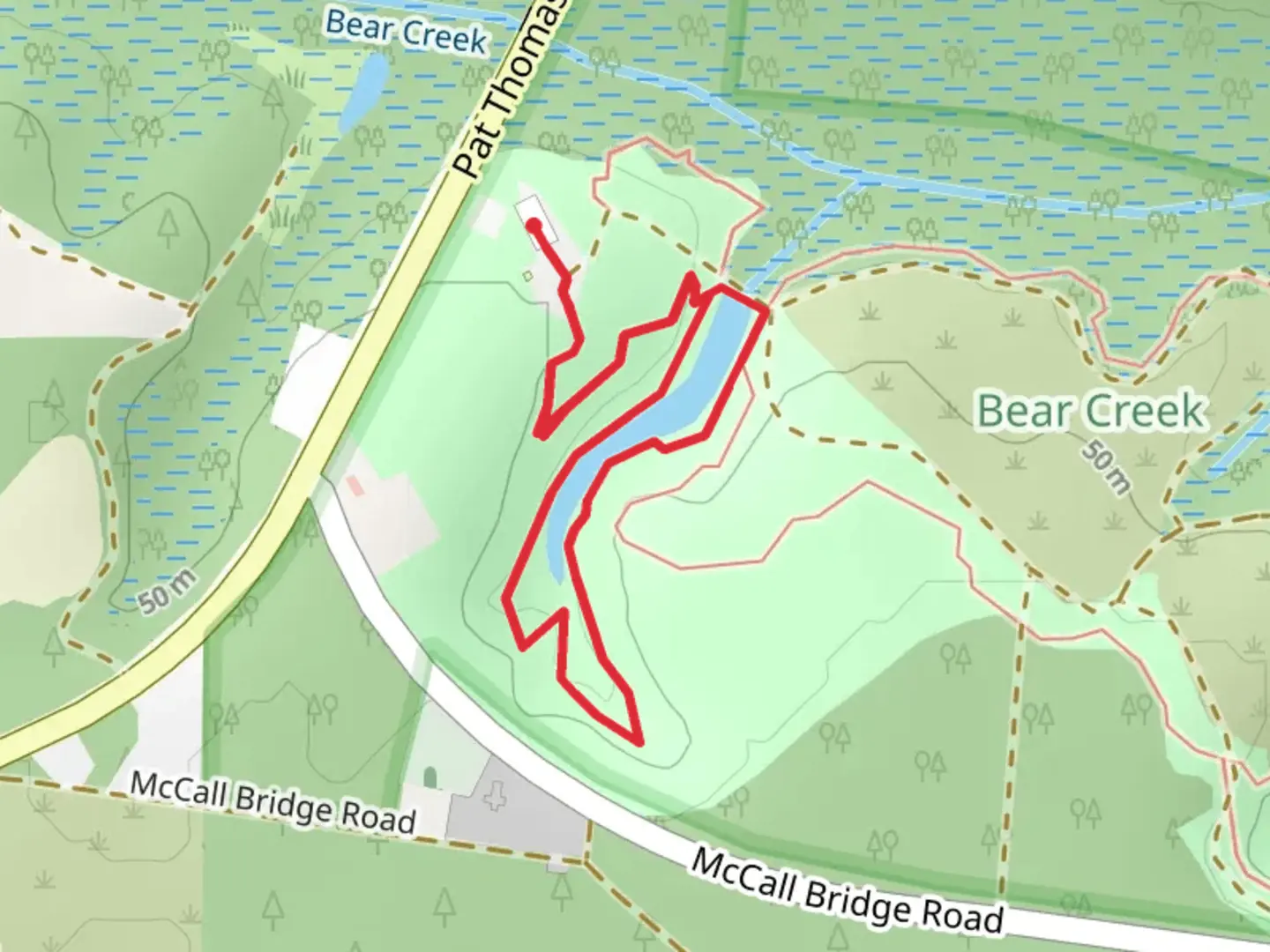 An image depicting the trail Ravine and Living Forest Trail and its surrounding area.