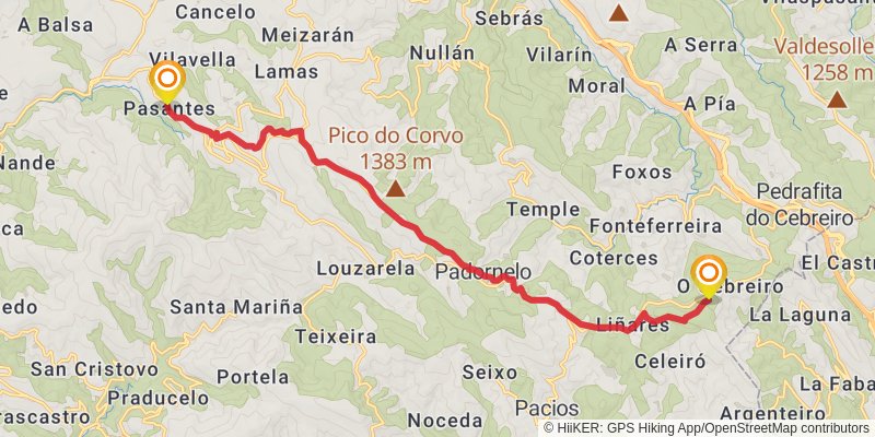 Camino Catalan stage 44 Map
