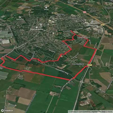 Polderse Bossen and Biesvelden via Veldloop