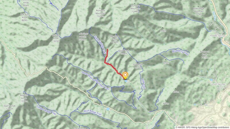 Slate Springs Trail via Hone Quarry