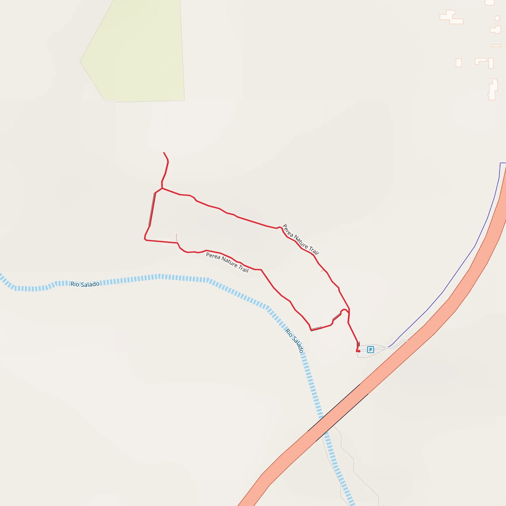 Perea Nature Loop Trail mobile static map