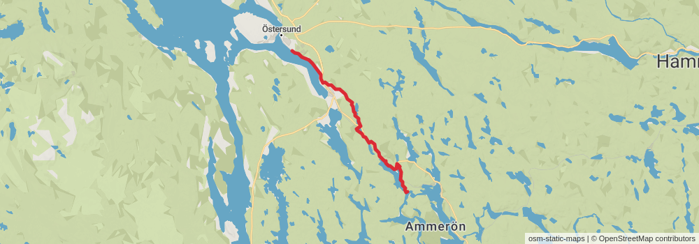 St Olavsleden stage 11 Map