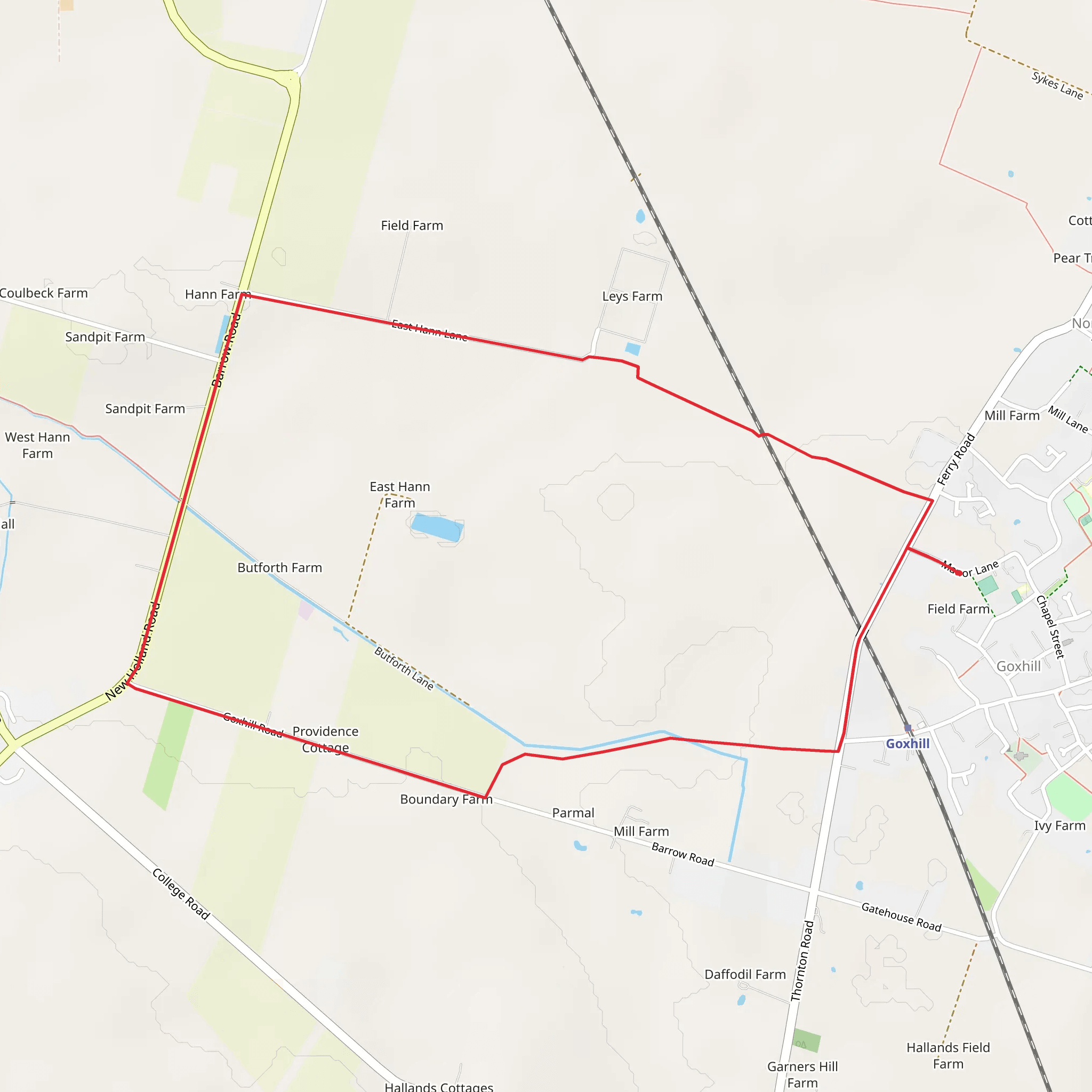 Bridge Hill Loop mobile static map