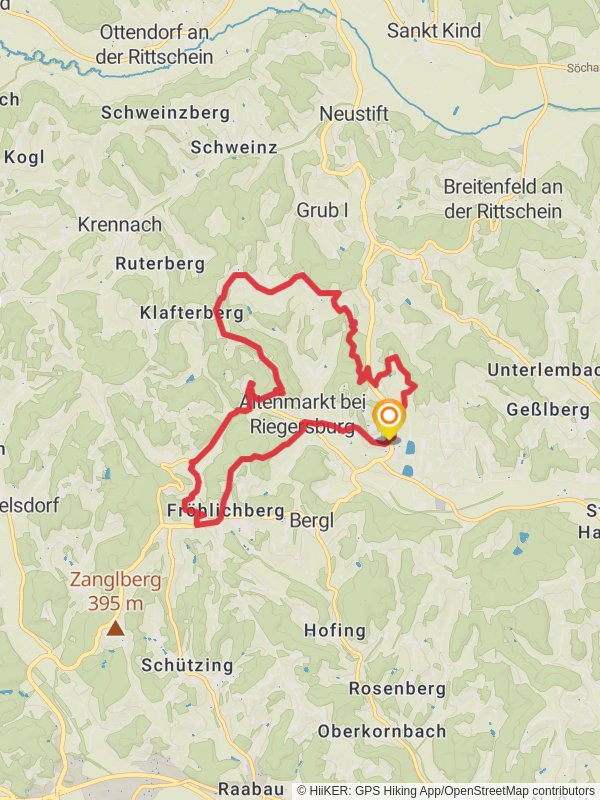 Zotter-Schleife Genusswanderweg Riegersburg mobile static map