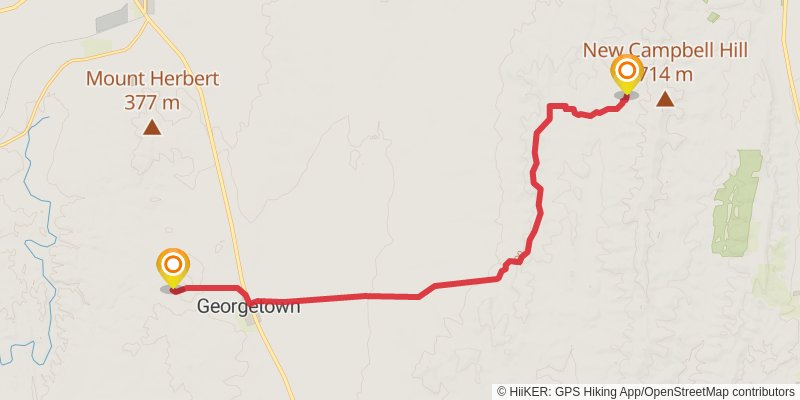Heysen Trail stage 35 Map