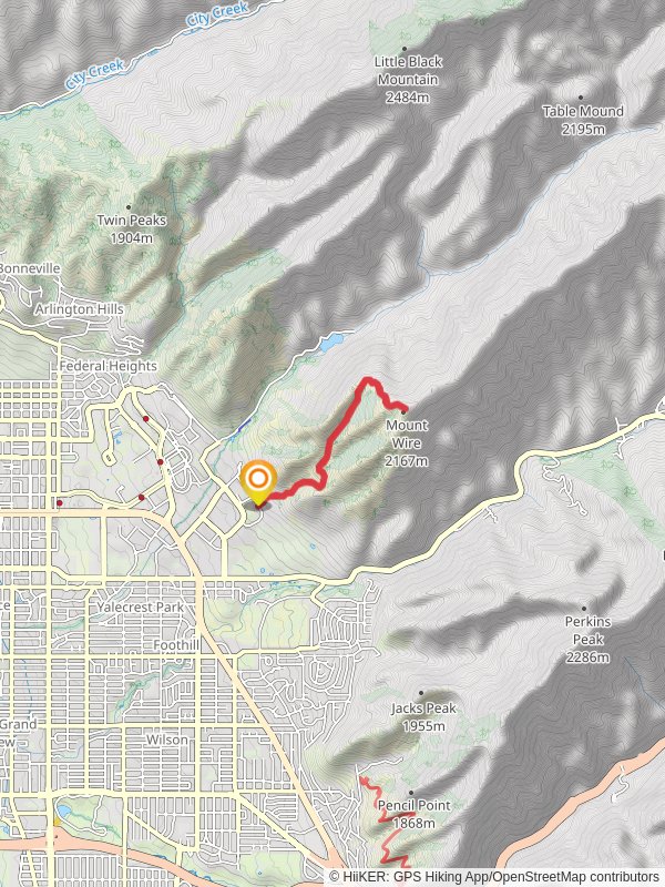 Mount Wire via Red Butte Trail