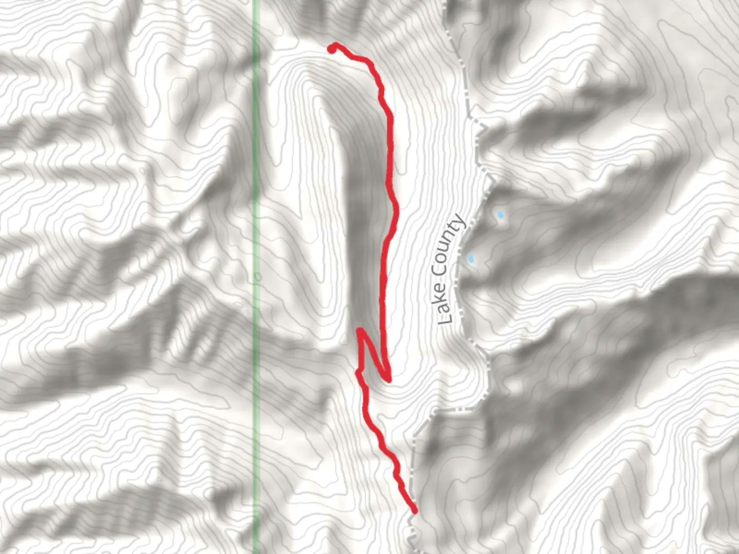 An image depicting the trail South Lost Creek Trail and its surrounding area.