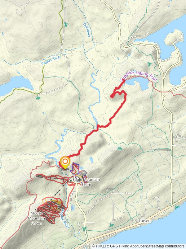 Lake Agnes and West Lake Agnes Camp via Superior Hiking Trail
