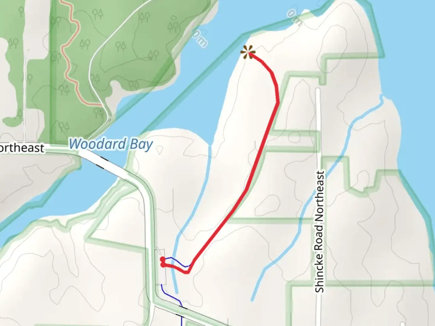 An image depicting the trail Chehalis Western Railway and its surrounding area.