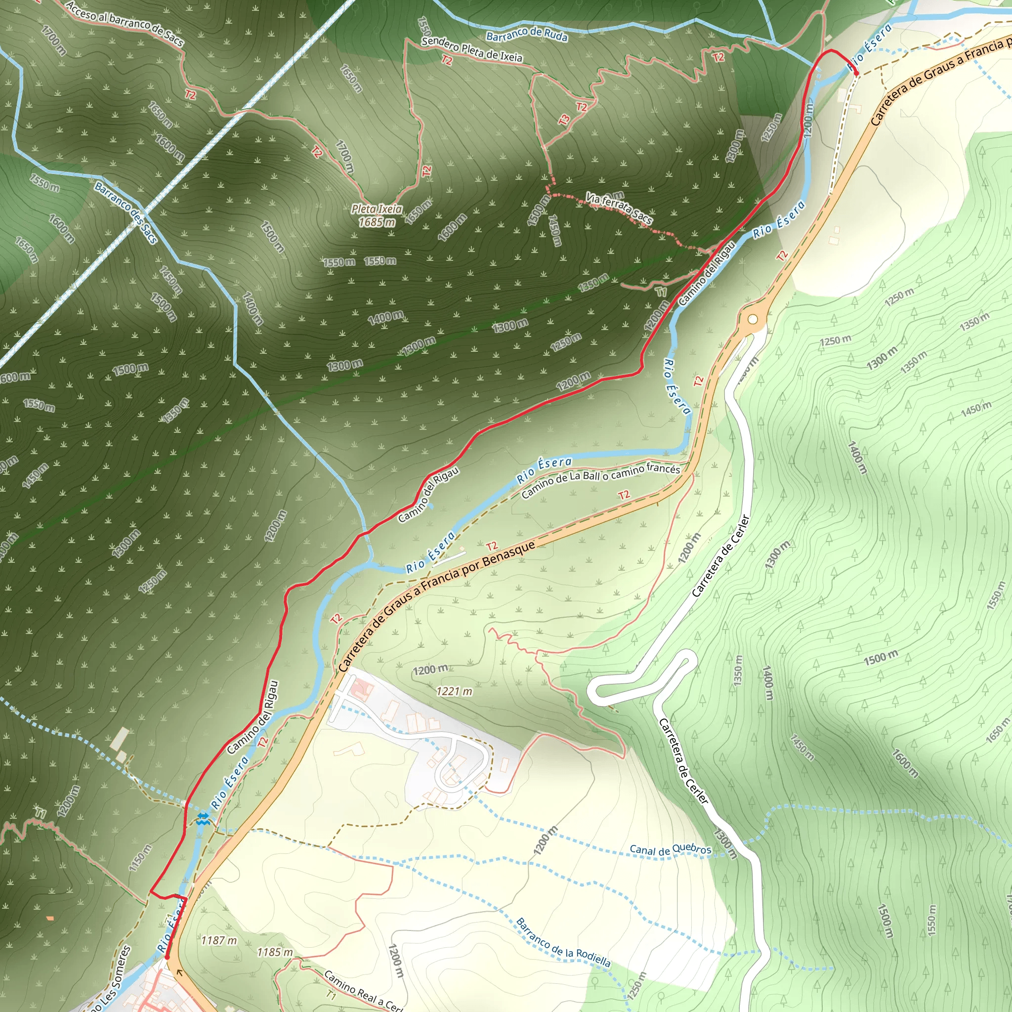 Rigau Path PR HU 30 mobile static map