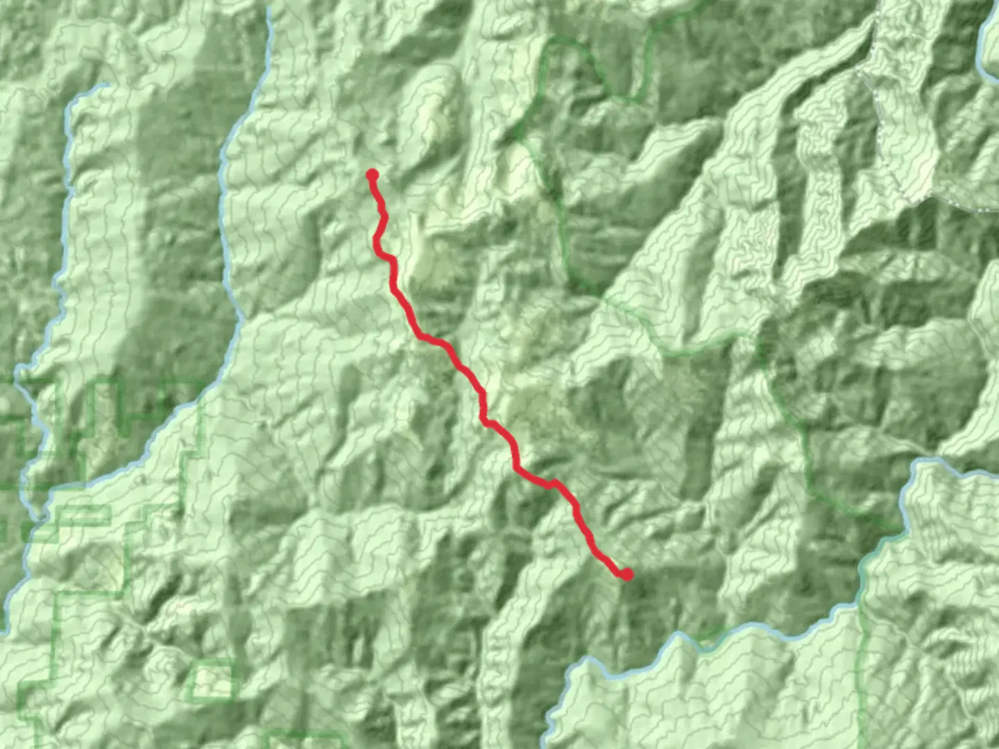An image depicting the trail Snow Camp Trail and its surrounding area.