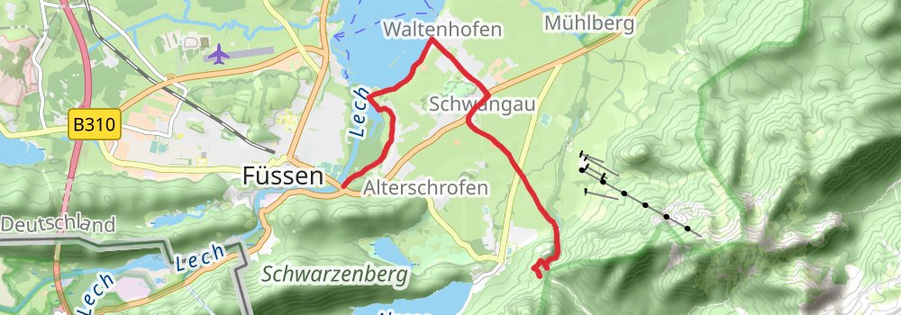 Via Alpina - Purple Trail stage 60 Map