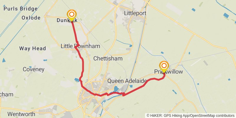 Hereward Way stage 6 Map