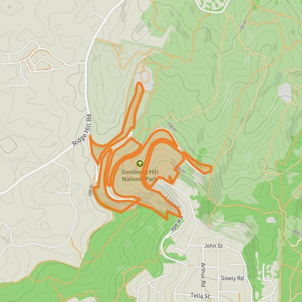 Gooseberry Hill National Park mobile static map