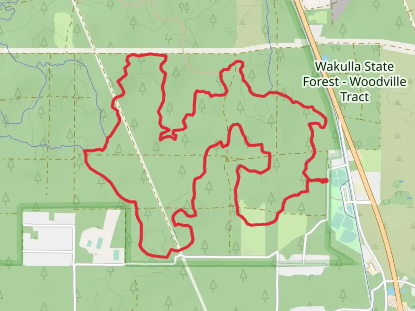An image depicting the trail Twilight Trail East and West Loop and its surrounding area.