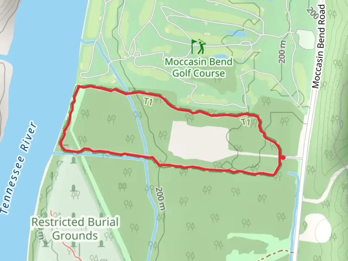 An image depicting the trail Blue Blazes Loop Trail and its surrounding area.