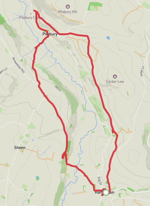 A map preview of the recording Untitled recording.