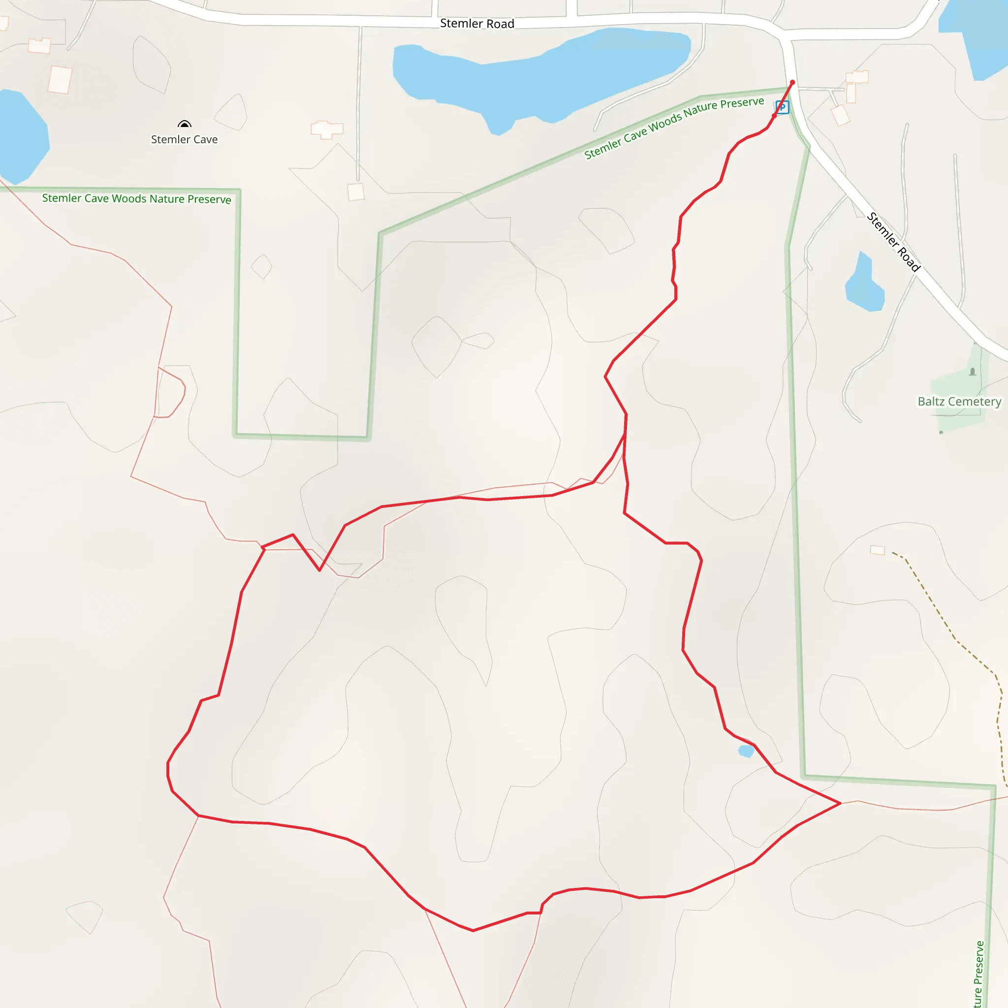 Stemler Road South Loop mobile static map