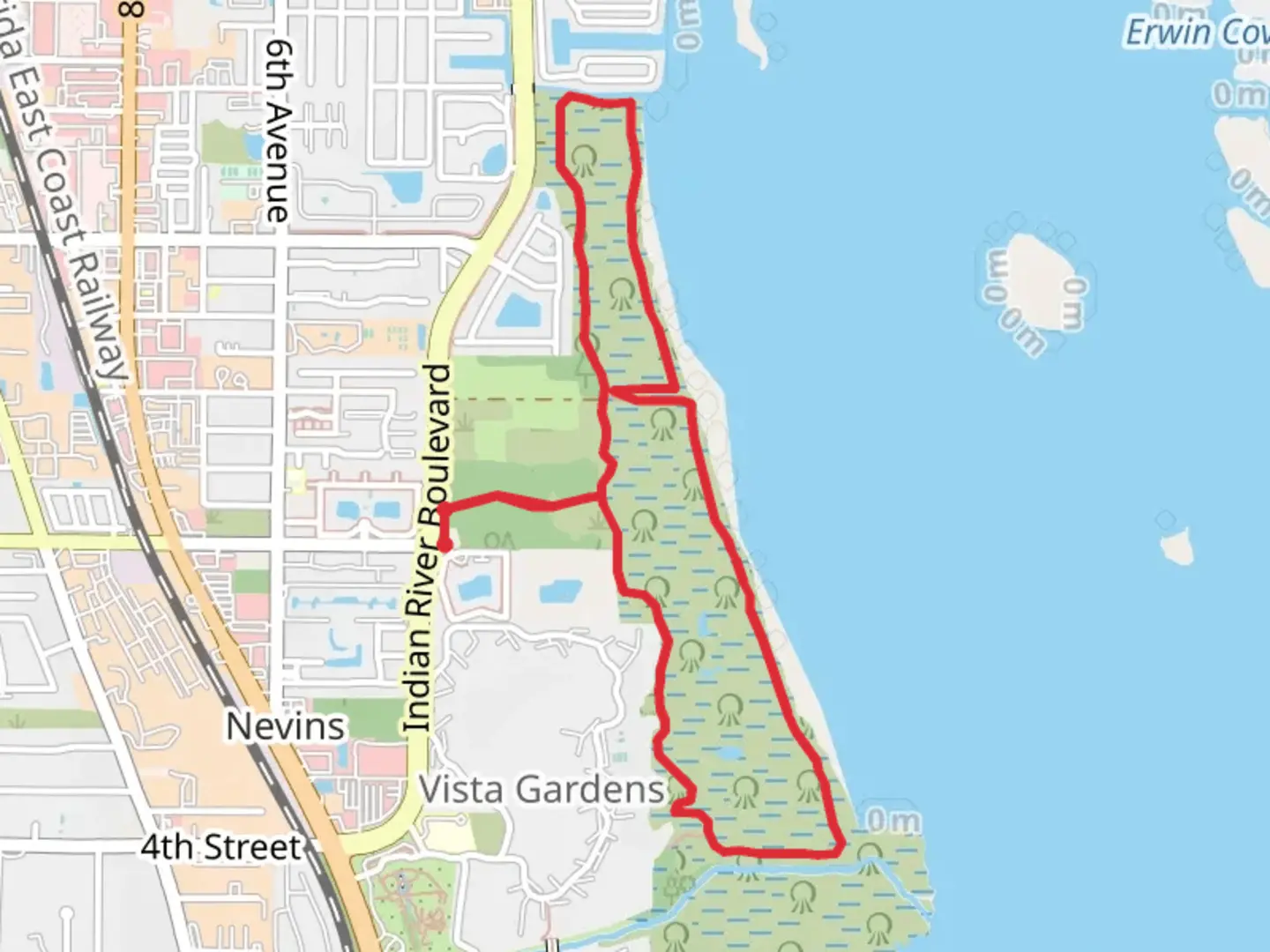 An image depicting the trail Third Circle and its surrounding area.