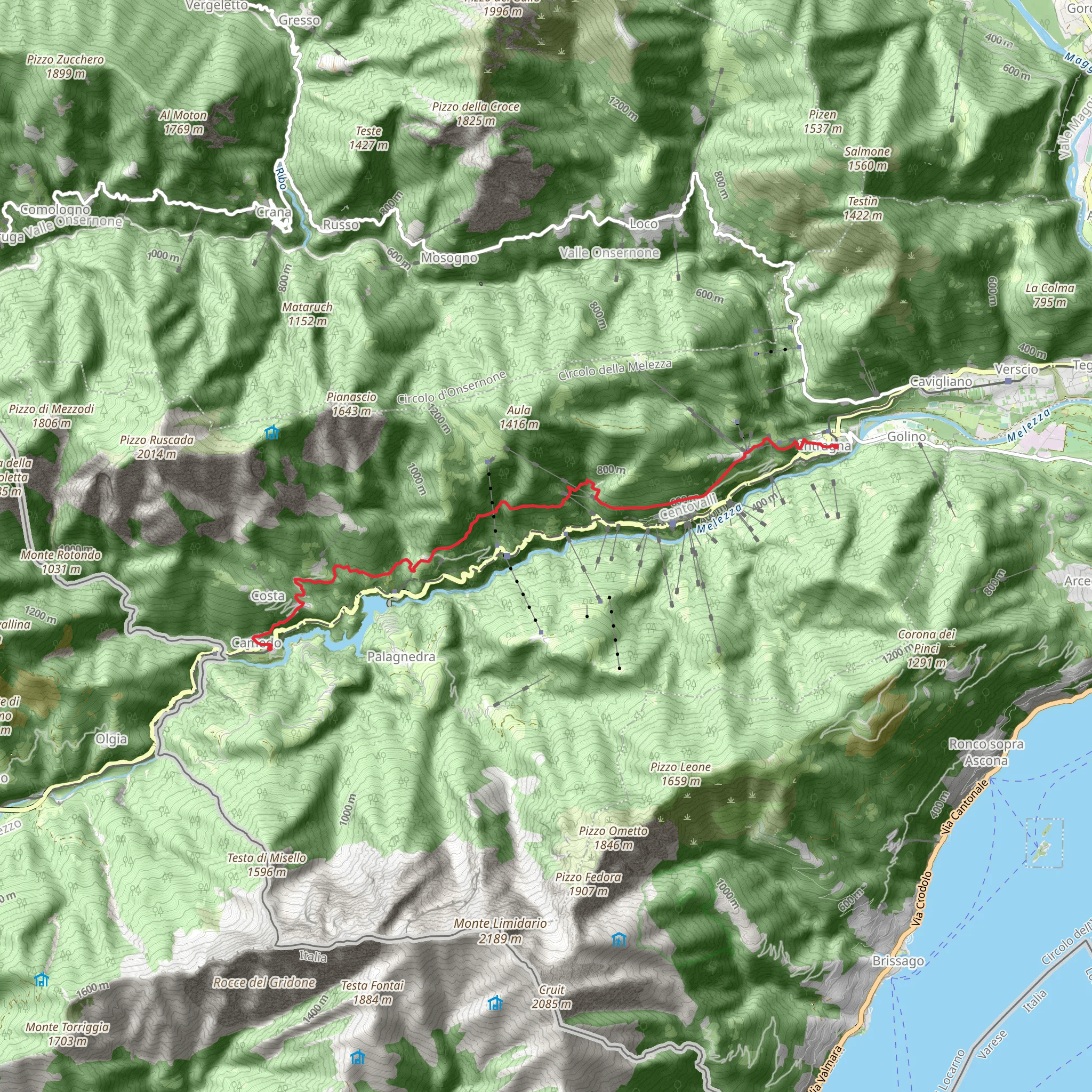 La Via del Mercato mobile static map